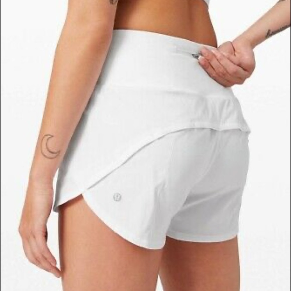 White Lululemon Shorts